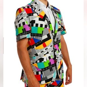Opposuit Testival Multicolor Short Sleeve Jacket Size 42